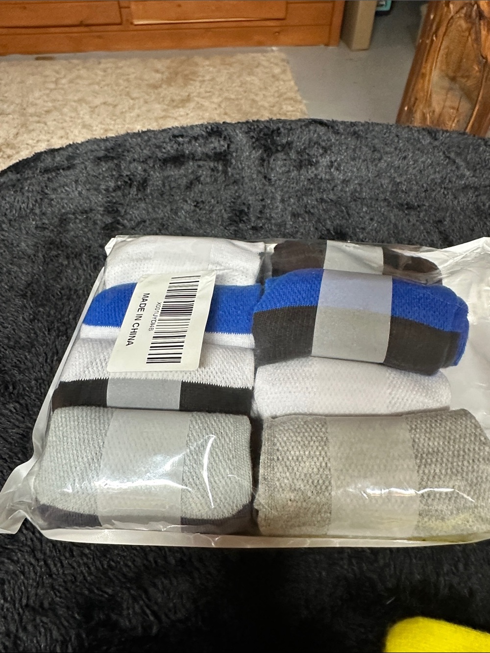 Unisex 5 Toe Sports Socks 9pk - Picture 2 of 3